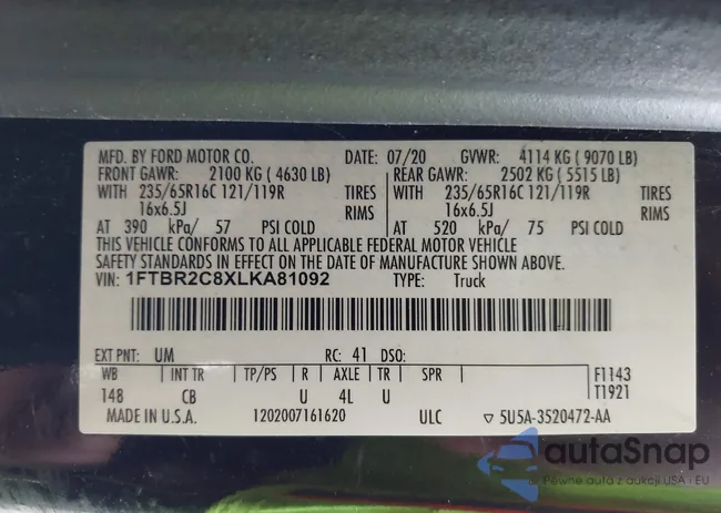 1FTBR2C8XLKA81092: 42276793