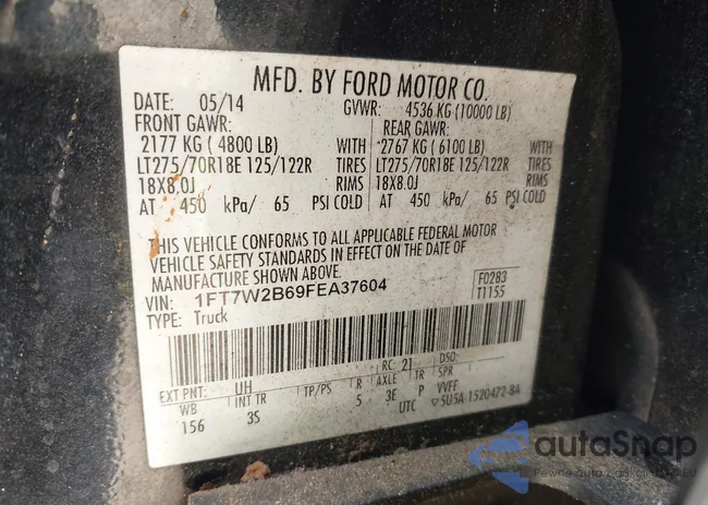 1FT7W2B69FEA37604: 42275895