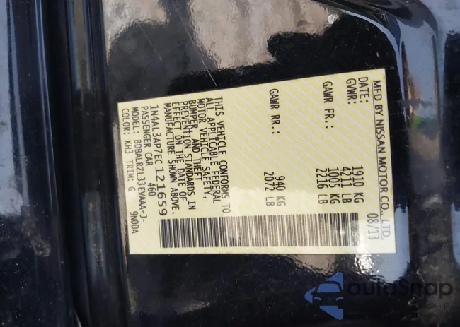 1N4AL3AP7EC121659: 42276011