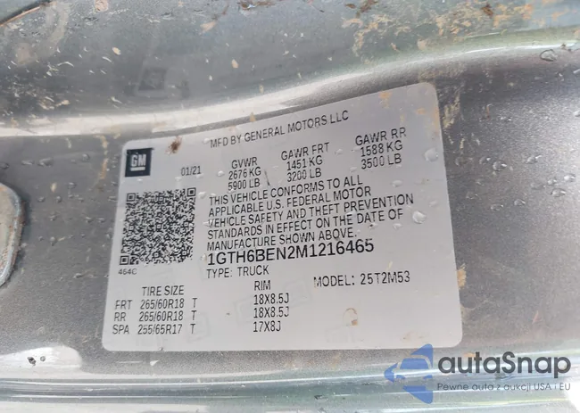 1GTH6BEN2M1216465: 42277472