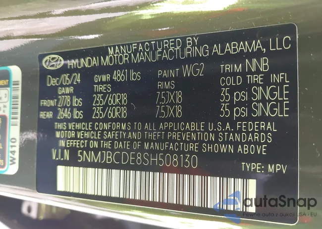 5NMJBCDE8SH508130: 42277531