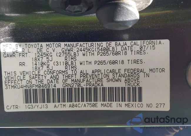 3TMKU4HN8FM046914: 42277646