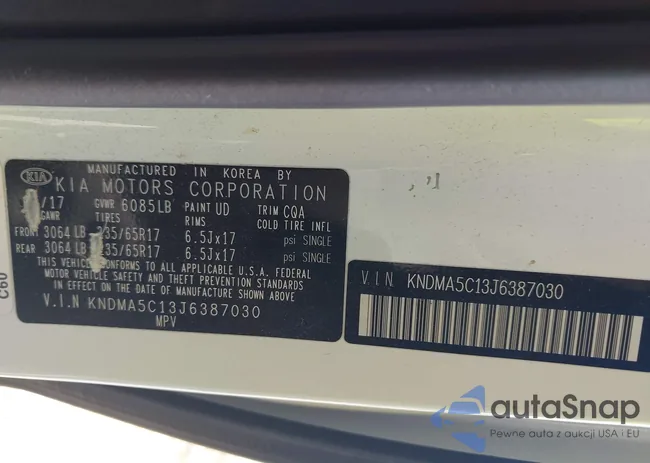 KNDMA5C13J6387030: 42276965