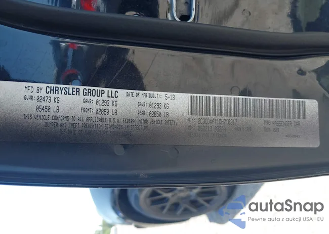 2C3CDXAT1DH716317: 42277270