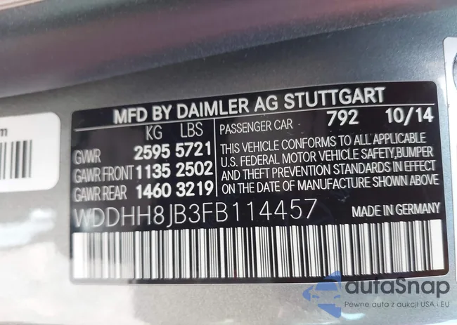 WDDHH8JB3FB114457: 42278428