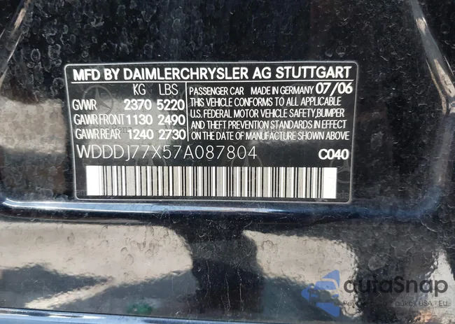 WDDDJ77X57A087804: 42278634