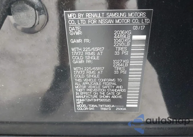 KNMAT2MT3HP565521: 42278776