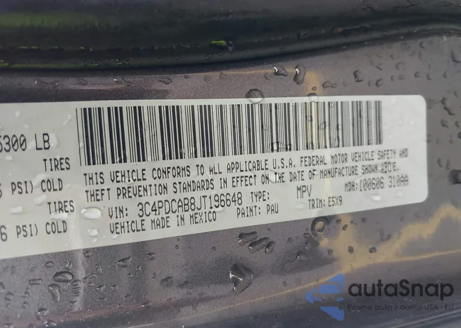3C4PDCAB8JT196648: 42278093