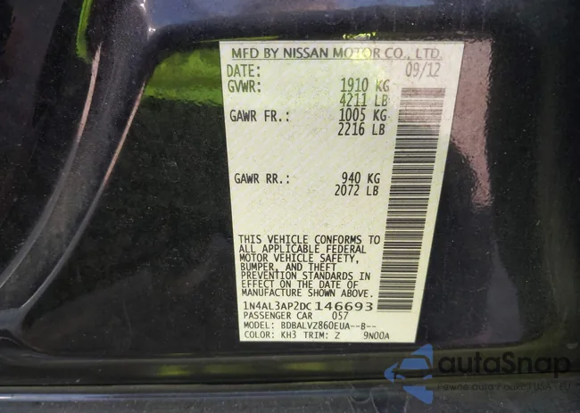 1N4AL3AP2DC146693: 42279449