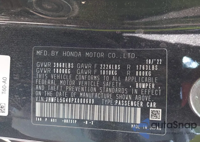 JHMFL5G48PX000609: 42279559