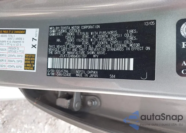 JTLKT324864061359: 42279155