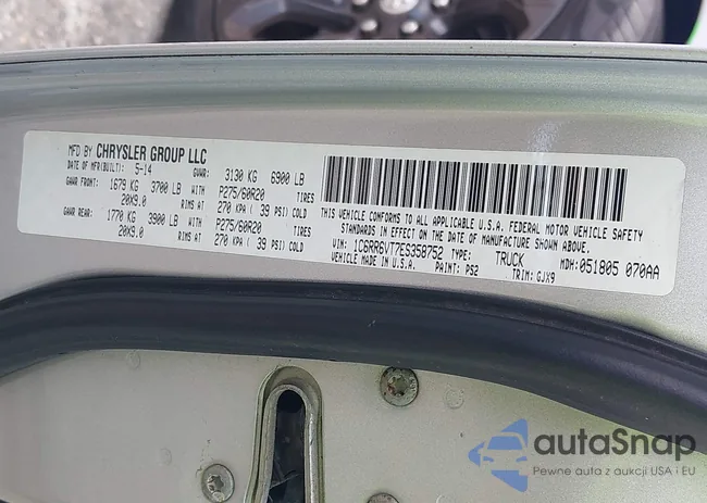 1C6RR6VT7ES358752: 42279214