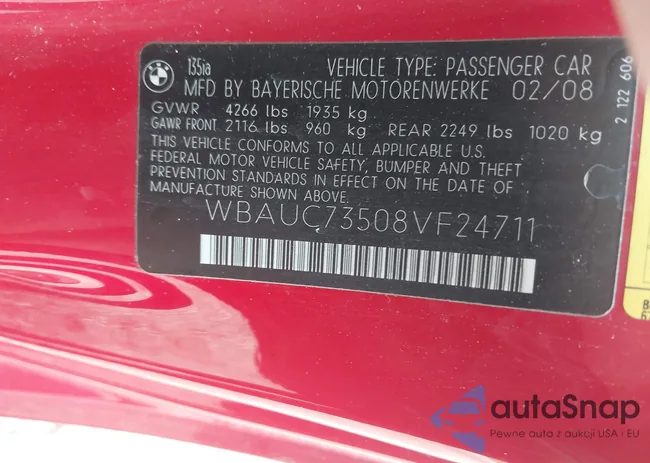 WBAUC73508VF24711: 42279255