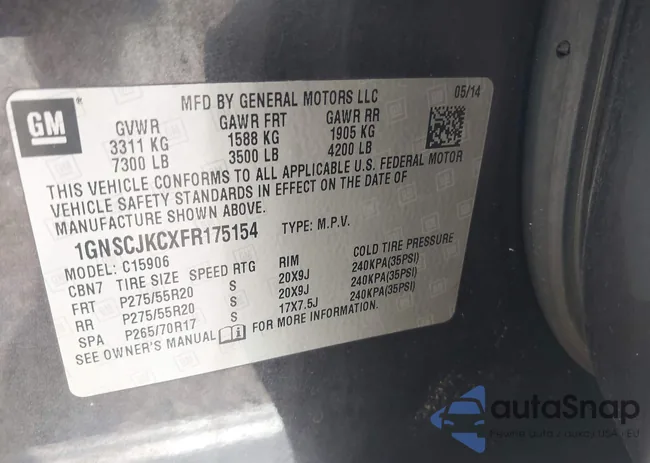 1GNSCJKCXFR175154: 42280418