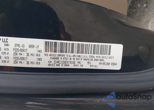 2C4RC1CG9ER176166: 42280515