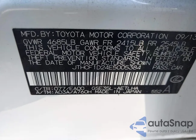 JTHCF1D24E5005384: 42280119