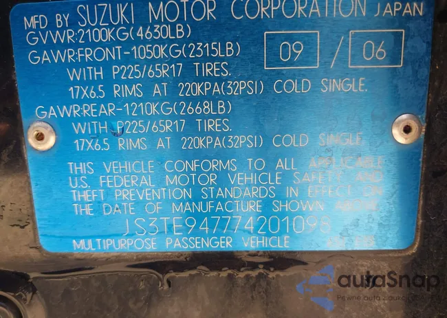 JS3TE947774201098: 42280178