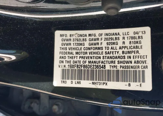 19XFB2F86DE236548: 42280218