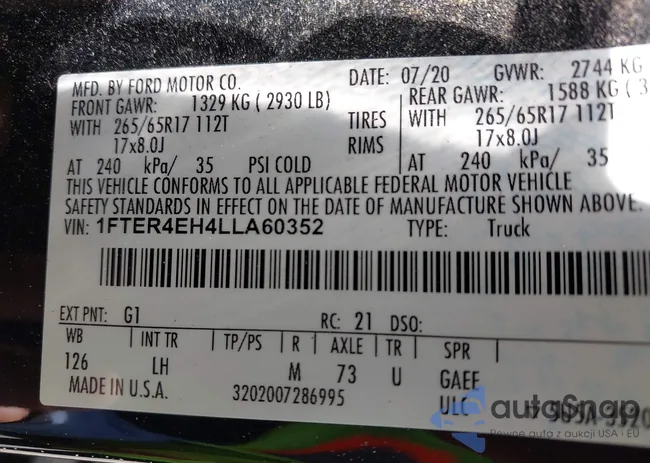 1FTER4EH4LLA60352: 42281361