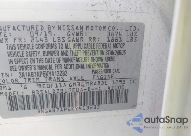 3N1AB7AP6KY413233: 42281572