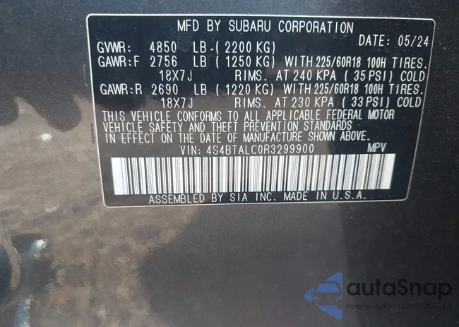 4S4BTALC0R3299900: 42281005