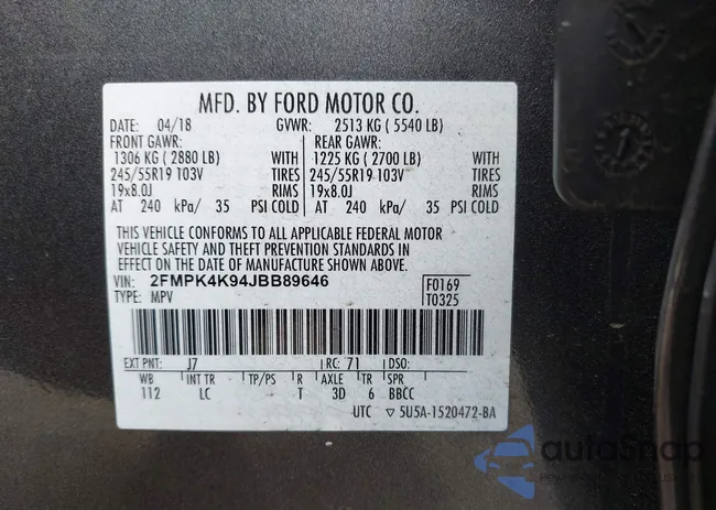 2FMPK4K94JBB89646: 42282408