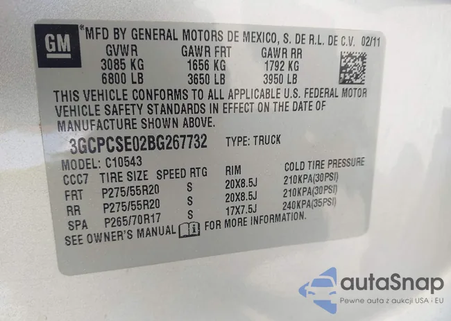 3GCPCSE02BG267732: 42282452