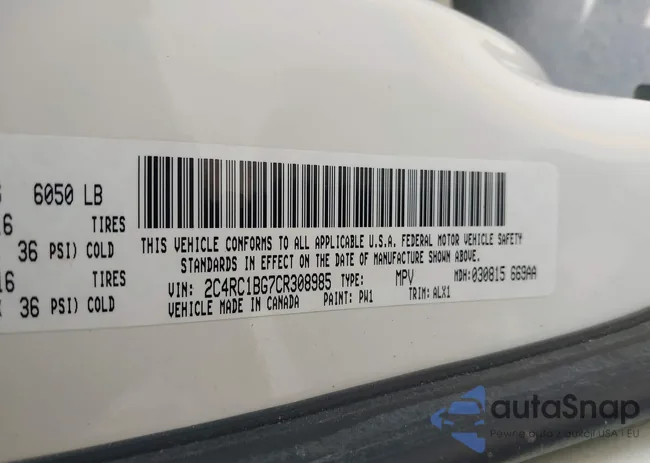 2C4RC1BG7CR308985: 42282721