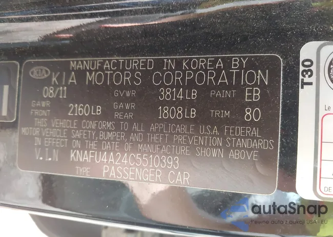 KNAFU4A24C5510393: 42281978