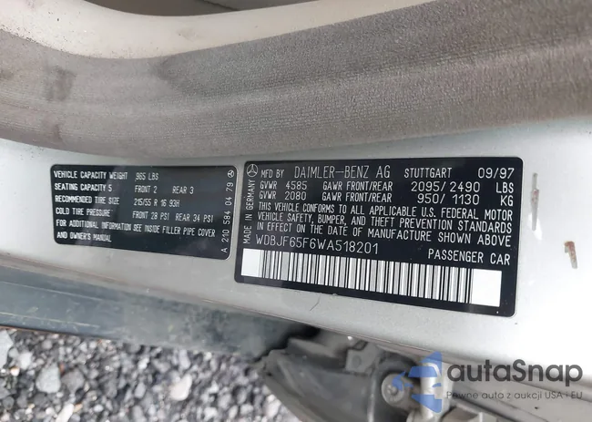 WDBJF65F6WA518201: 42283380