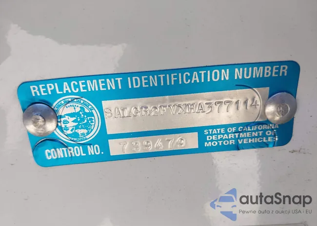 SALGR2FVXHA377114: 42283510