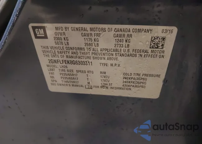 2GNFLFEK8G6303311: 42283742