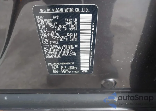 JN8AZ2BE6N9290797: 42283830