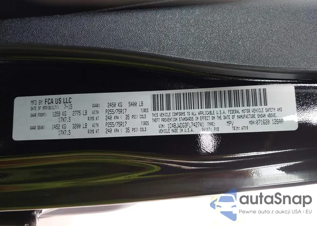 1C4BJWDG3FL742741: 42282901