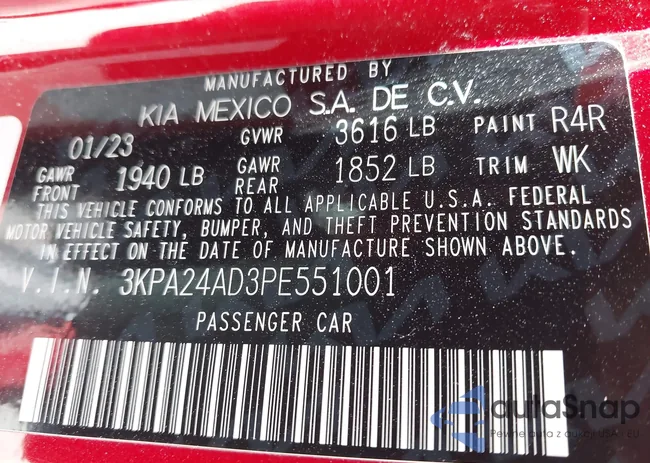 3KPA24AD3PE551001: 42282972