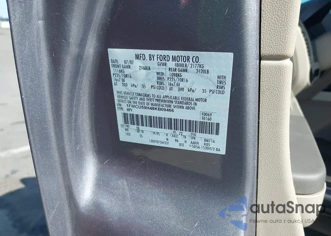 1FMCU59H48KB09466: 42283167