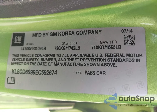 KL8CD6S99EC592674: 42284477