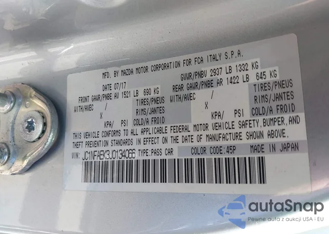 JC1NFAEK3J0134066: 42284701