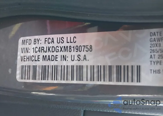 1C4RJKDGXM8190758: 42285417