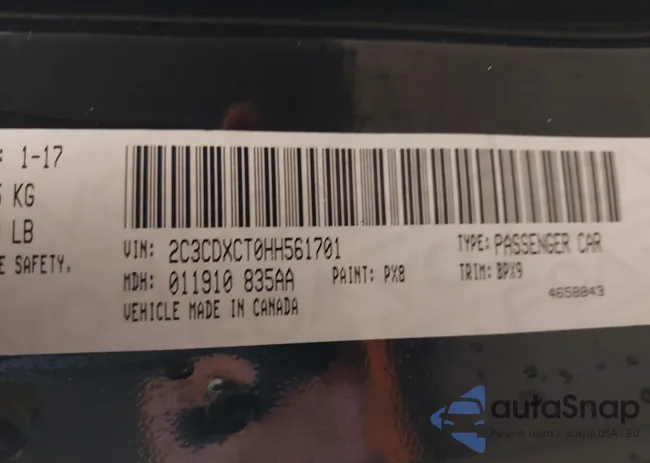 2C3CDXCT0HH561701: 42285433