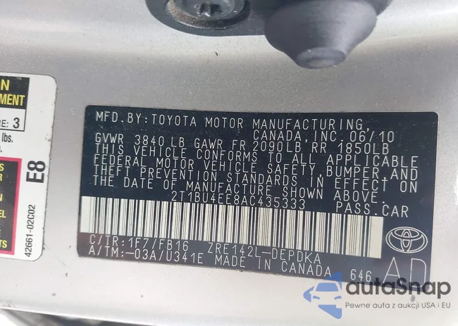 2T1BU4EE8AC435333: 42285564