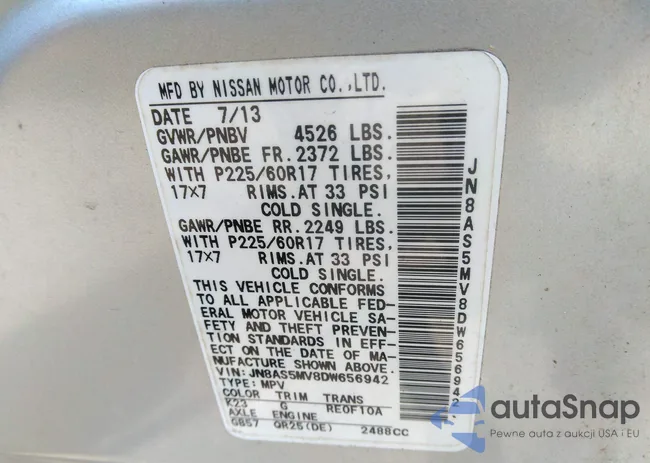 JN8AS5MV8DW656942: 42285736