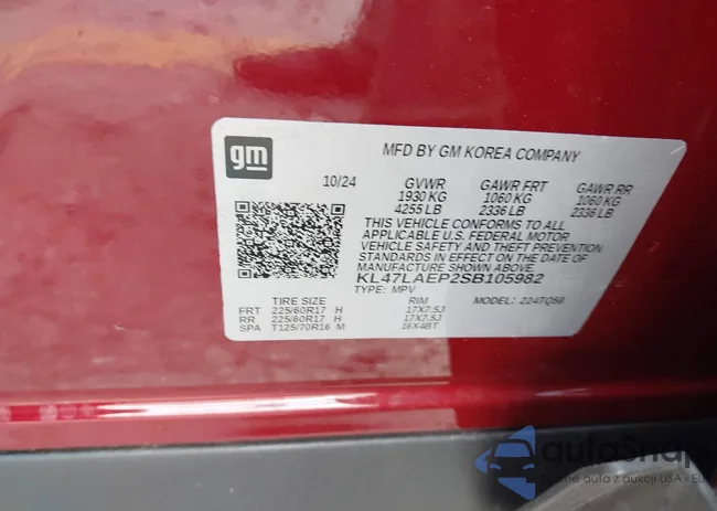 KL47LAEP2SB105982: 42286509