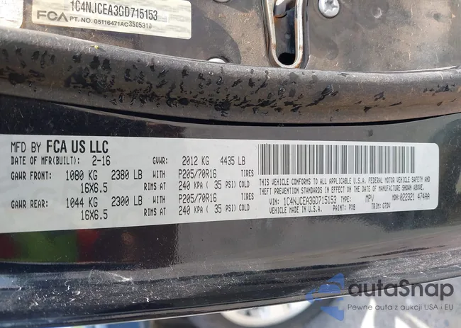 1C4NJCEA3GD715153: 42286706