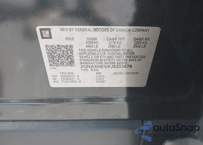 2GNAXHEVXJ6333678: 42286808