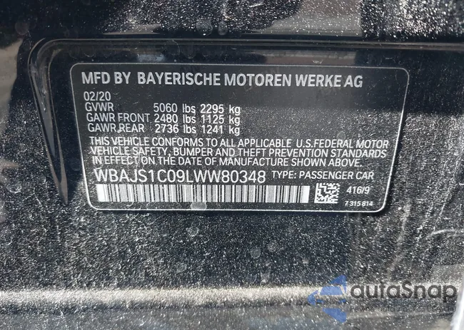 WBAJS1C09LWW80348: 42287272