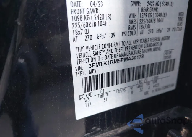 3FMTK1RM5PMA30178: 42287333