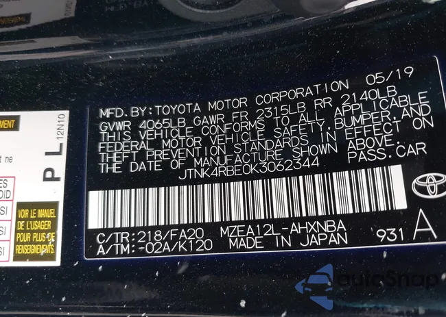 JTNK4RBE0K3062344: 42287418