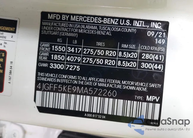 4JGFF5KE9MA572260: 42287425