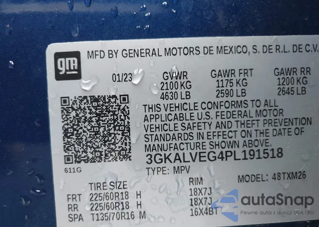 3GKALVEG4PL191518: 42287665